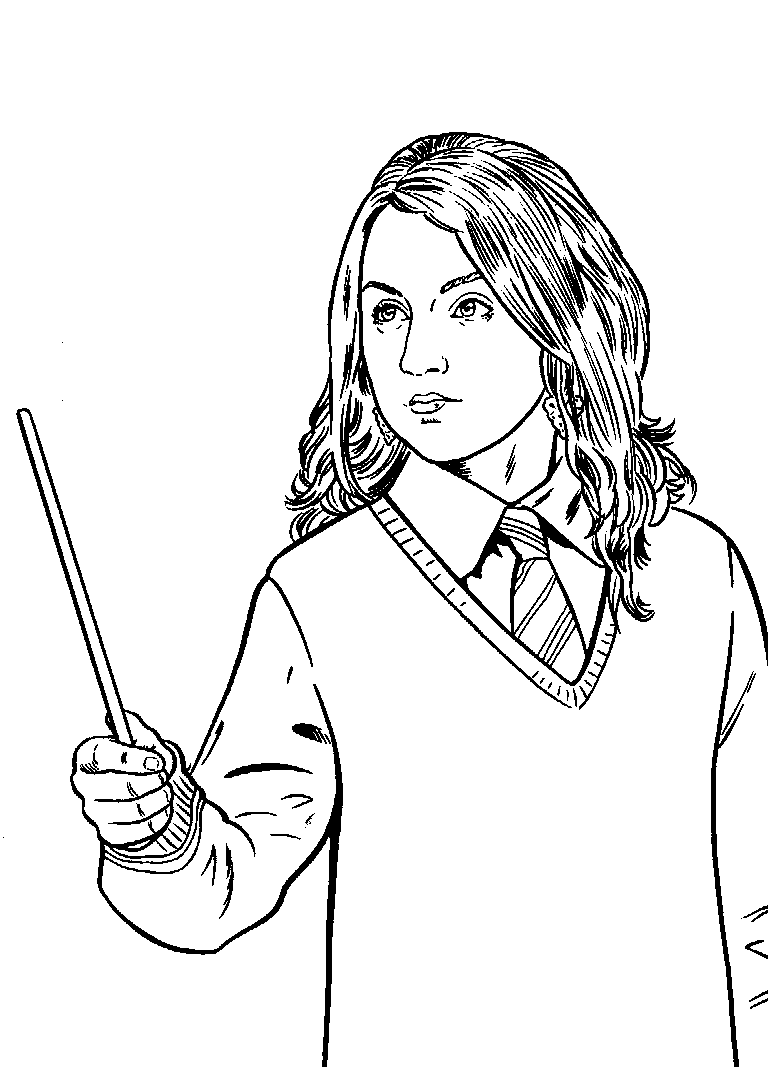 Plansa de colorat cu Harry Potter 173 83